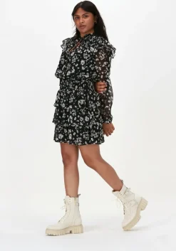 zwarte liu jo mini jurk abito ts.nav t8726