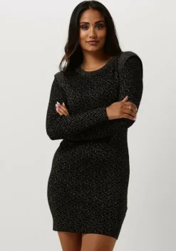 LIU JO e mini jurk abito maglia m/l full logo>DAMES Jurken