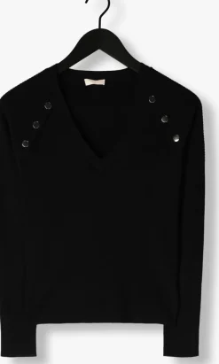 zwarte liu jo trui ecs maglia chiusa m/l 2