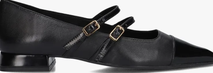 zwarte lodi ballerina's bro4982