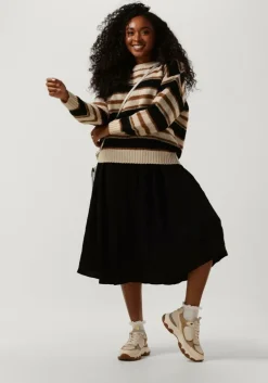 zwarte lollys laundry midi jurk boston dress