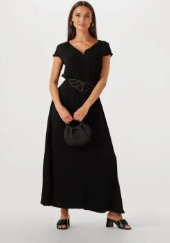 zwarte louizon maxi jurk fayence