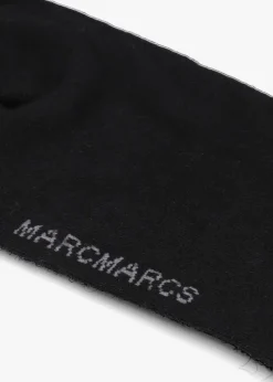 zwarte marcmarcs sokken cashmere fine