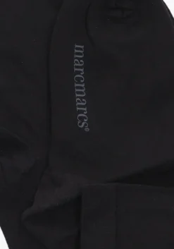 zwarte marcmarcs sokken cotton ultra fine 2-pack