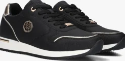 zwarte mexx lage sneakers eke caia