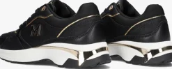 zwarte mexx lage sneakers paulita love