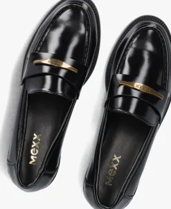 zwarte mexx loafers pearl mae