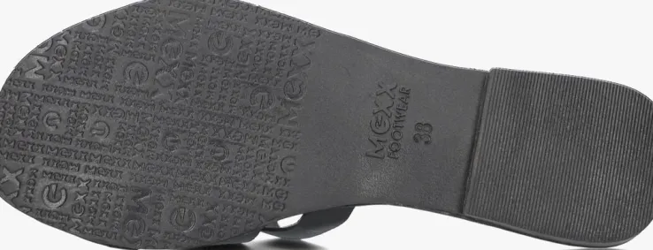 zwarte mexx slippers lisa