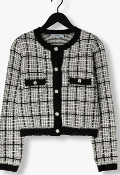 zwarte minus blazer satina knit cardigan