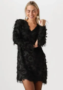 zwarte minus mini jurk msmaica short dress