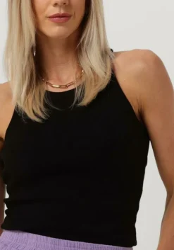 zwarte minus top maluna gots rib top