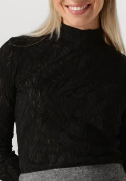 zwarte minus tops & t-shirts msvicenta rollneck longsleeve top