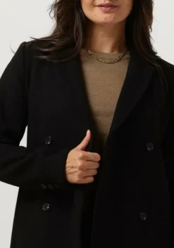 zwarte modström mantel odelia coat