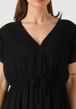 zwarte modström maxi jurk nemumd dress