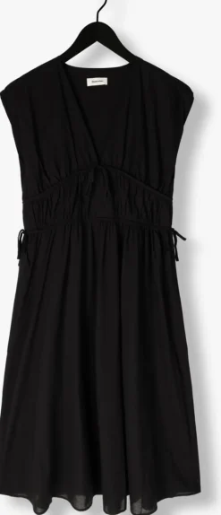zwarte modström midi jurk indiamd dress