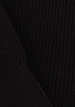 zwarte modström top galenmd short v-neck