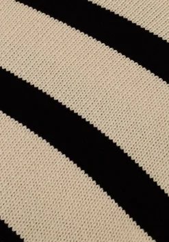 zwarte modström trui corbin md stripe o-neck