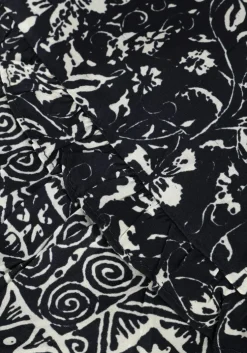 zwarte moliin midi jurk salome