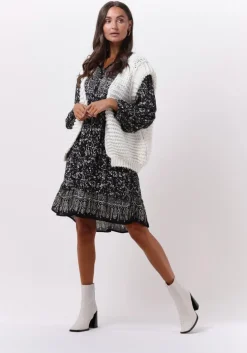 zwarte moliin midi jurk salome