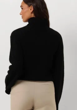 zwarte mos mosh coltrui aidy thora rollneck knit