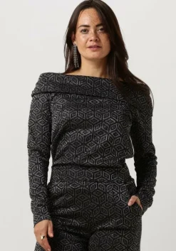 zwarte mos mosh tops & t-shirts girone ls glam blouse