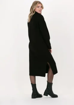 zwarte moves midi jurk bradlie 2243
