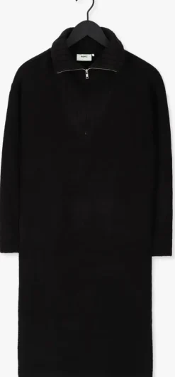 zwarte moves midi jurk bradlie 2243