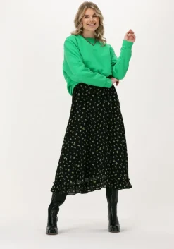 zwarte moves midi jurk jalina dress 2426