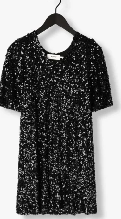 zwarte moves mini jurk manalina