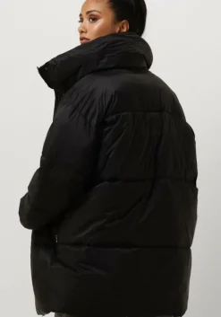 zwarte msch copenhagen gewatteerde jas mschdiona jacket