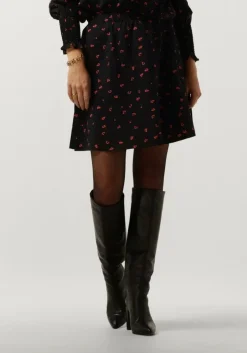 zwarte msch copenhagen minirok mschvinaya ladonna skirt aop