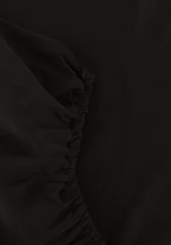 zwarte my essential wardrobe midi jurk sunnymw florence dress