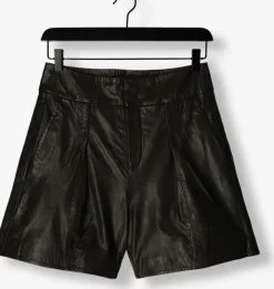 zwarte my essential wardrobe broeken 12 the leather shorts