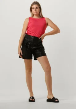 zwarte my essential wardrobe broeken 12 the leather shorts