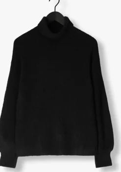 zwarte my essential wardrobe trui lunamw rollneck pullover