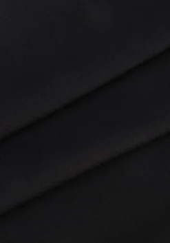 zwarte my essential wardrobe midi jurk hellamw r-neck long dress