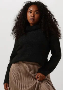 zwarte my essential wardrobe coltrui meenamw knit rollneck