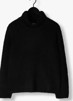 zwarte my essential wardrobe coltrui meenamw knit rollneck
