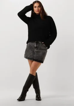 zwarte my essential wardrobe coltrui meenamw knit rollneck