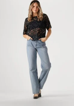 NEO NOIR e top trisha big lace blouse>DAMES Tops & T-Shirts