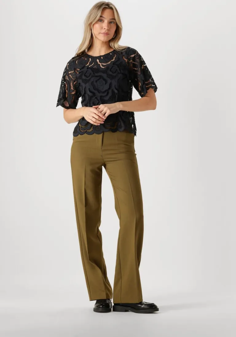 NEO NOIR e top trisha big lace blouse>DAMES Tops & T-Shirts