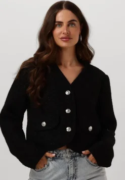 NEO NOIR e vest manua boucle jacket>DAMES Truien & Vesten