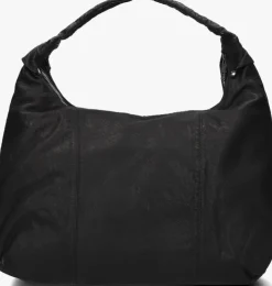 zwarte núnoo schoudertas maxi dandy braided