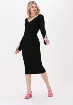 NOTES DU NORD e midi jurk christine knitted dress><noscript><img width=