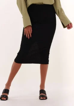 zwarte notes du nord midirok darcy skirt