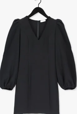 zwarte notes du nord mini jurk oliana short dress