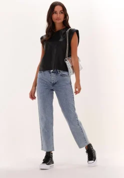 NOTES DU NORD e top debbie leather top><noscript><img width=