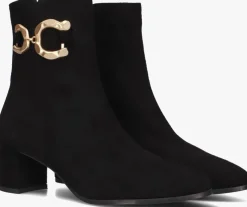 zwarte notre-v enkellaarsjes 8558