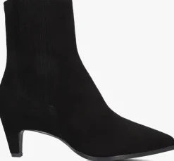 zwarte notre-v enkellaarsjes 15225