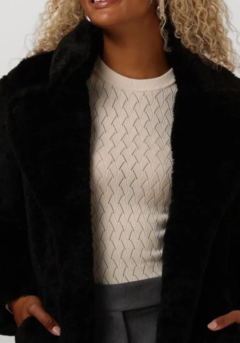 NOTRE-V e faux fur jas nv-ecrin>DAMES Jassen